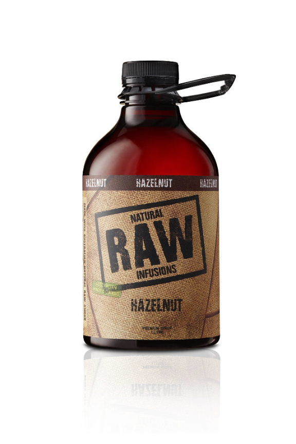 Natural Raw Syrup Hazelnut 1L